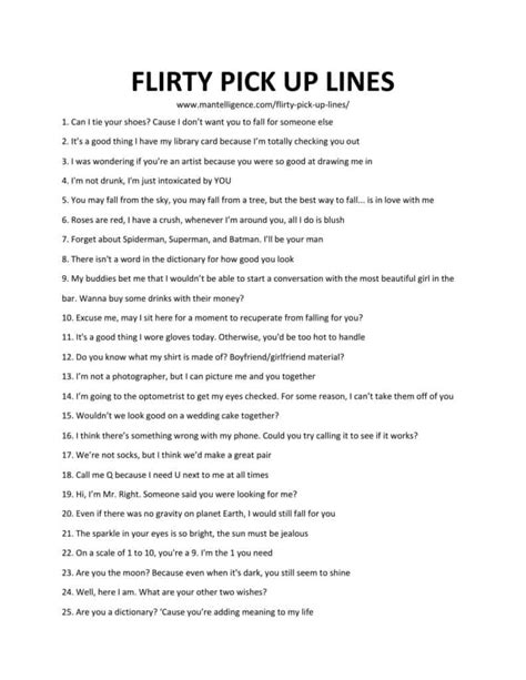 flirtatious pick up lines|flirty pick up lines for texting.